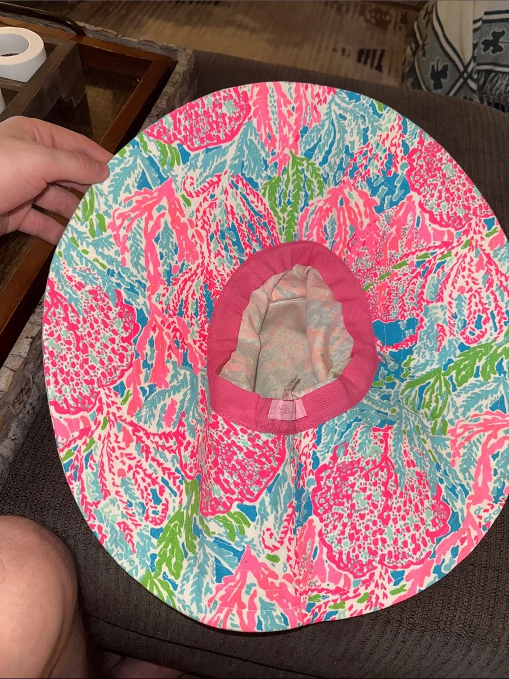 Lilly Pulitzer Accessories | Lilly Pulitzer Let's Cha Cha Sun Glo Hat Bucket Hat